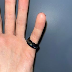 Blue and Gold Dragon Ring